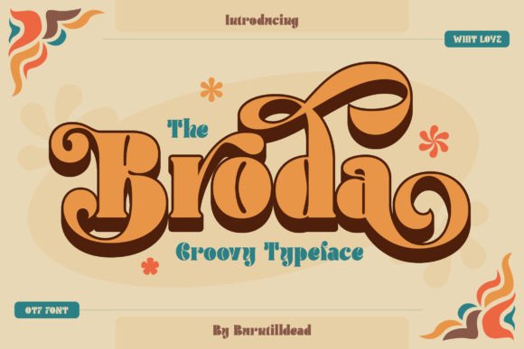 Broda: The Ultimate Retro Display Font for Creative Projects