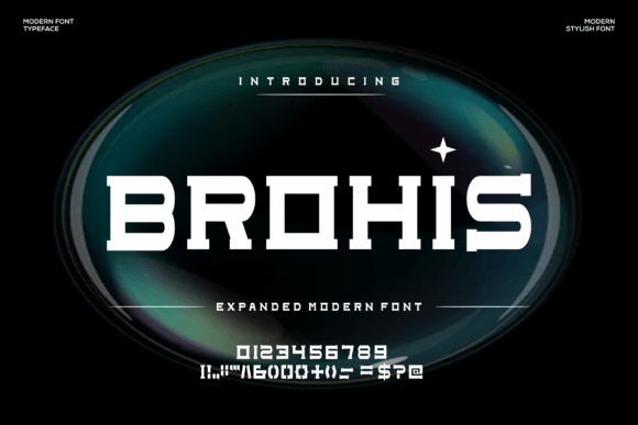 Brohis: A Bold Display Font for Modern Digital Branding