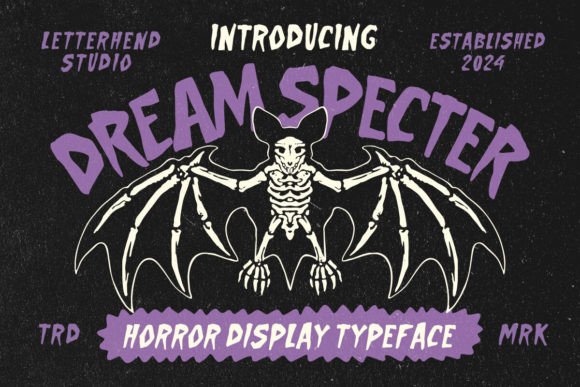 Dream Specter: A Unique Display Typeface for Spooky Editorial Design