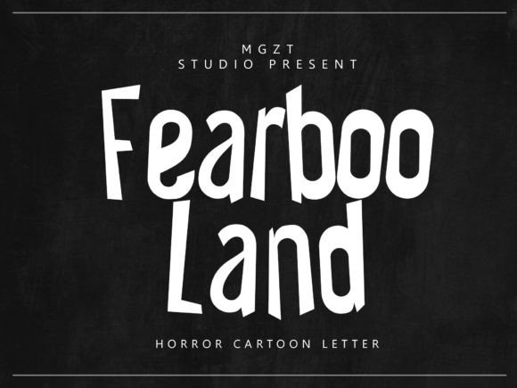 Fearboo Land: The Ultimate Display Font for Horror Campaigns