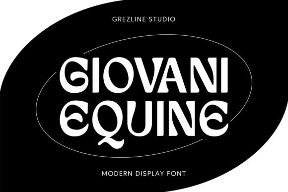 Giovani Equine: A Modern Display Font for Editorial Design