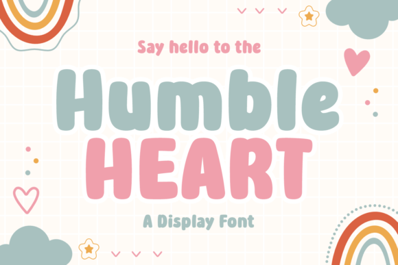 Humble Heart: The Bold Display Font for Handmade Labels and Shop Branding