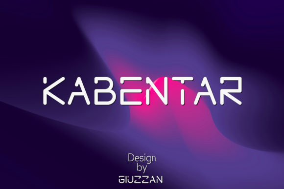 Kabentar: A Dynamic Display Font for Modern Makers