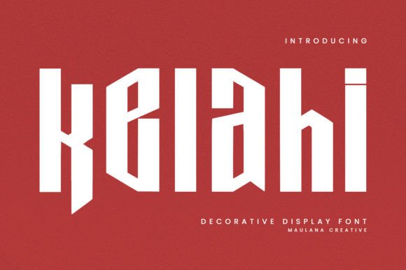 Kelahi: The Bold Display Typeface for Creative Makers