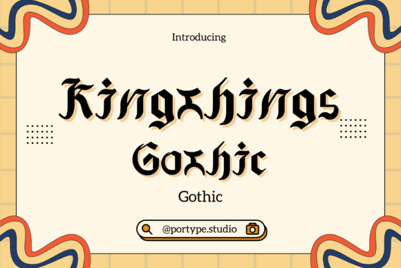 Kingthings Gothic: The Premium Typeface for Bold Brand Identity