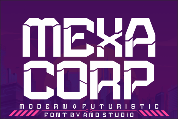 Mexacorp: The Futuristic Display Font for Modern Editorial Design