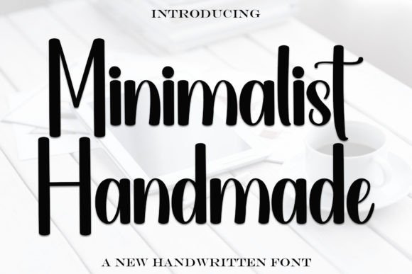 Minimalist Handmade: The Elegant Display Font for Editorial Design