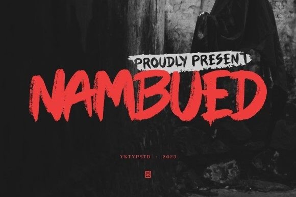 Nambued: The Handwritten Brush Font for Bold Brand Identity