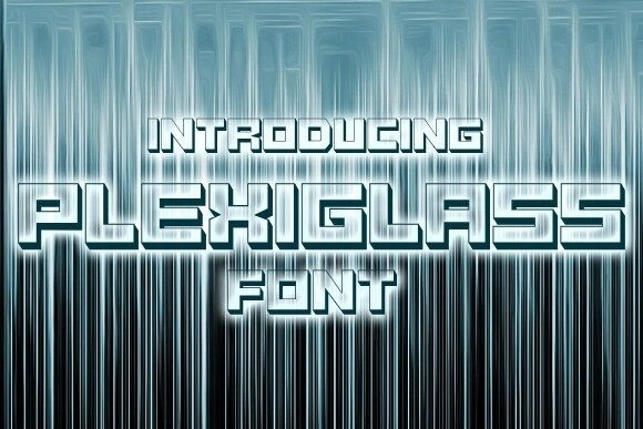 Plexiglass: The 3D Typeface for Stunning Shop Designs