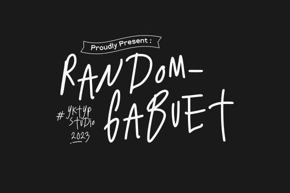 Random Gabuet: A Whimsical Display Typeface for Modern Web Design