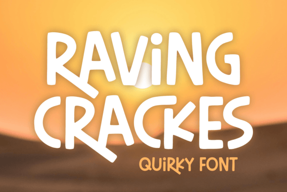 Raving Crackes: The Quirky Display Font for Bold Branding