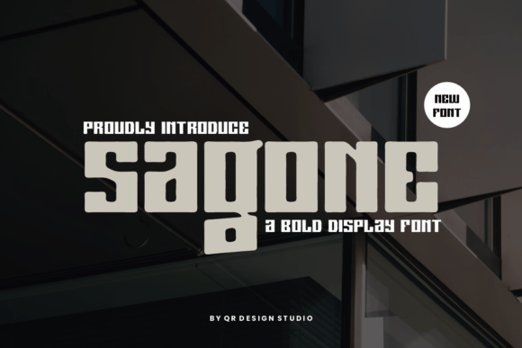 Sagone Font: The Bold Display Typeface for High-Impact Campaigns