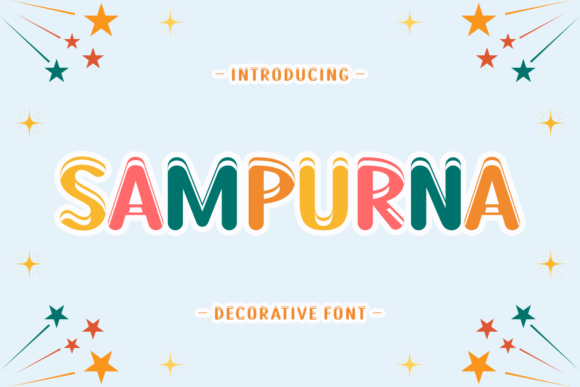 Sampurna: The Cute Display Font for Memorable Branding