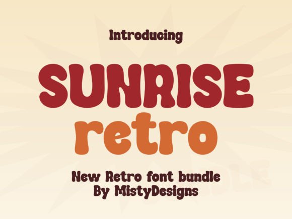 Sunrise Retro: A Joyful Display Typeface for Makers