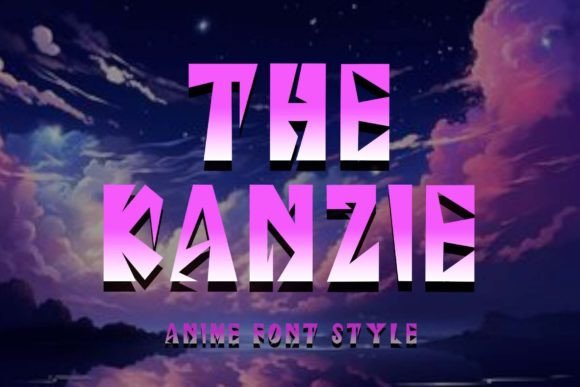 The Kanzie: Elegant Display Font for Handmade Crafts