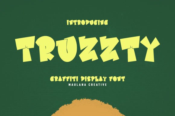 Truzzty: The Bold Graffiti Font for Edgy Branding