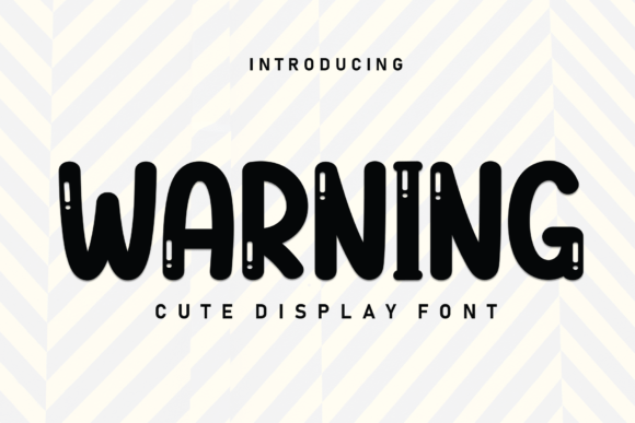 Warning: The Elegant Display Font for Editorial Design