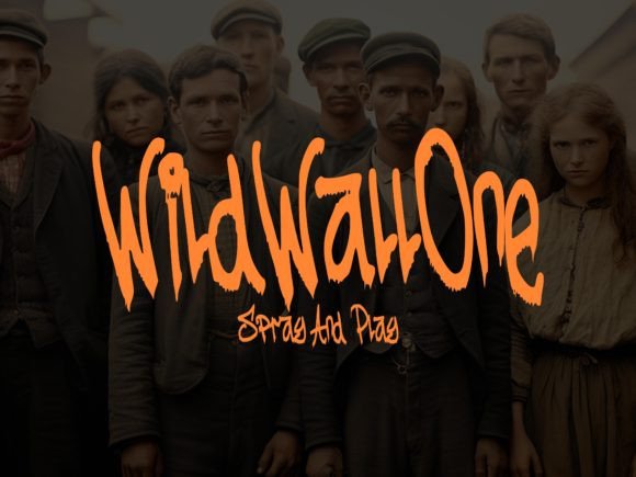 Wildwallone: The Ultimate Display Font for Urban Campaigns