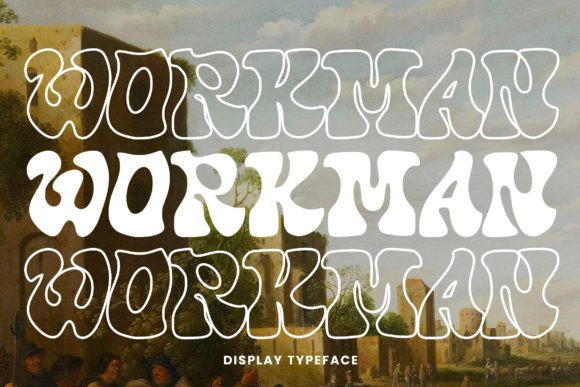 Workman Typeface: A Bold Display Font for Makers