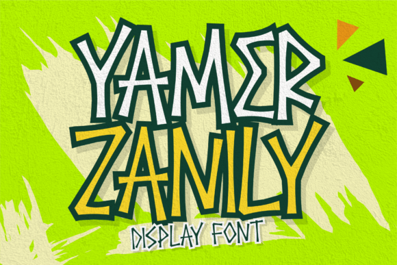 Yamer Zanily: The Perfect Display Font for Handmade Crafts